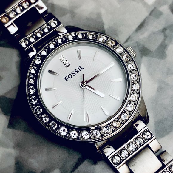 Fossil Women\'s Rhinestone Watch (very small band) main image 11